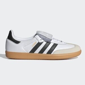 Adidas Samba Long Tongue Sneakers Shoes in Cloud White / Core Black / Gold NWOB